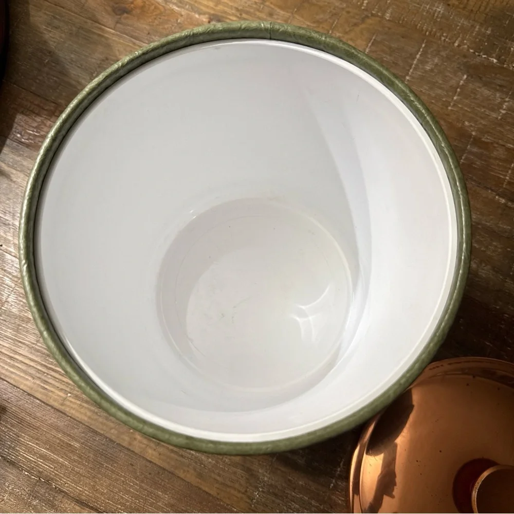 Coppercraft Guild Brushed Copper Ice Bucket with Signature Seal